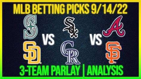 free mlb picks and parleys today.